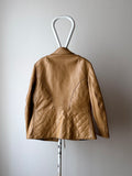 70s caramel leather jacket