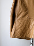 70s caramel leather jacket