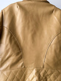 70s caramel leather jacket