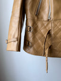 70s caramel leather jacket