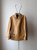 70s caramel leather jacket