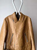 70s caramel leather jacket