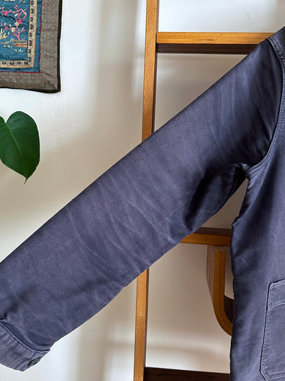 1960s Le Mont St Michel Black moleskin jacket