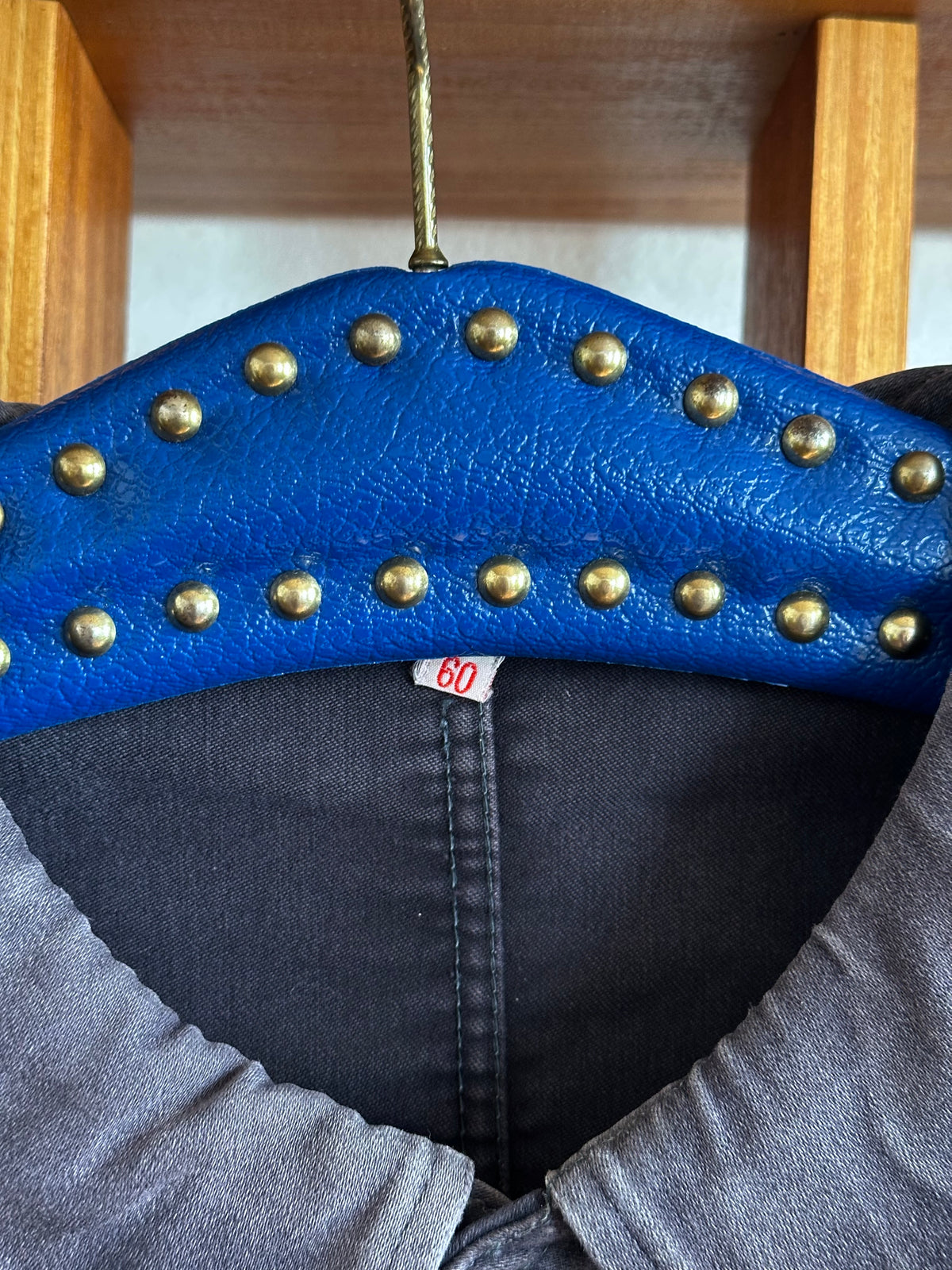 1960s Le Mont St Michel Black moleskin jacket