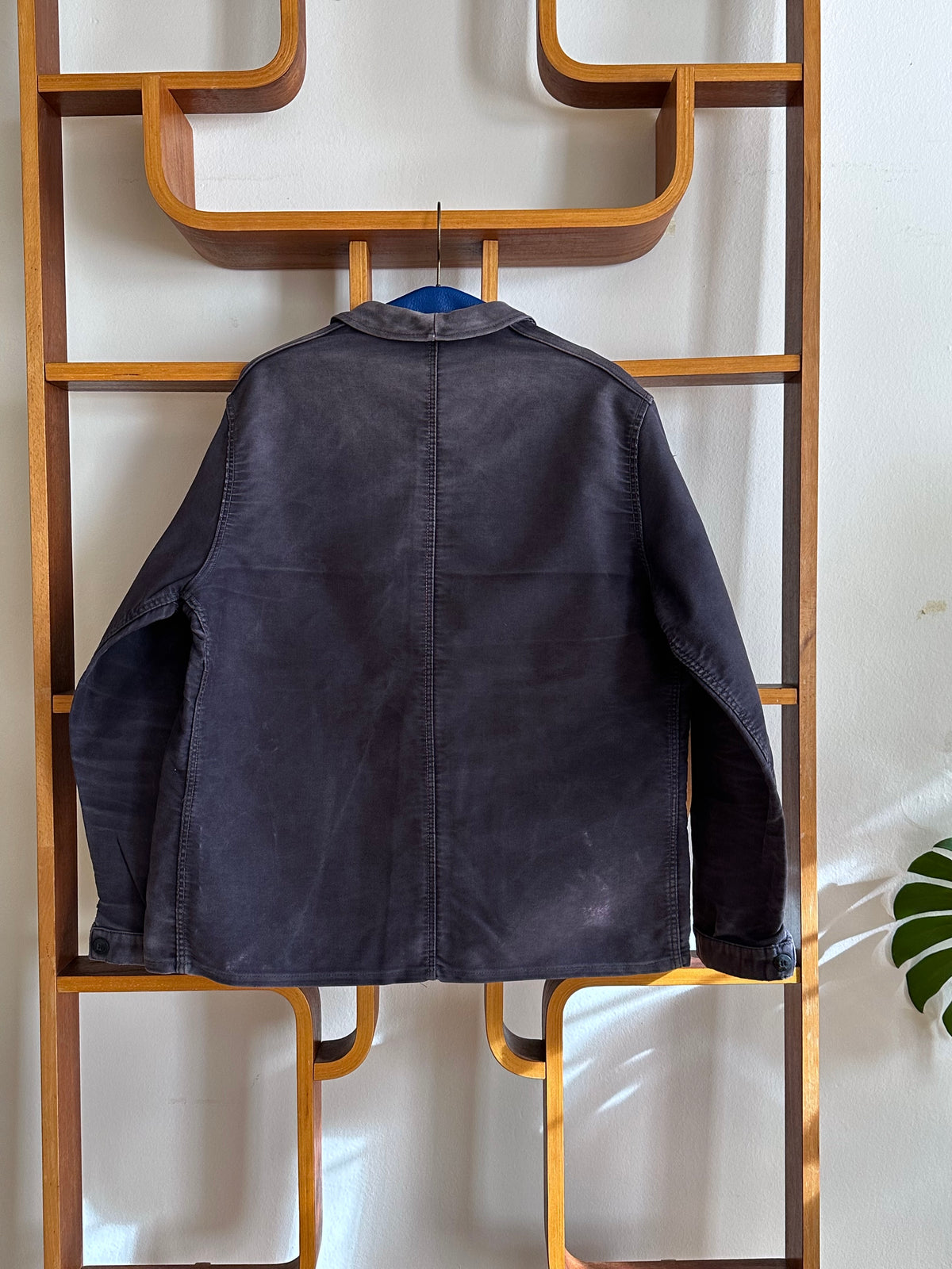1960s Le Mont St Michel Black moleskin jacket