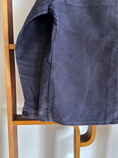1960s Le Mont St Michel Black moleskin jacket