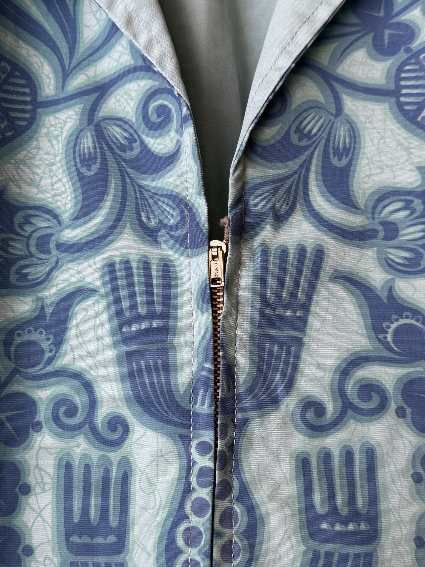 1970s Zip-Up Hawaiian Shirt