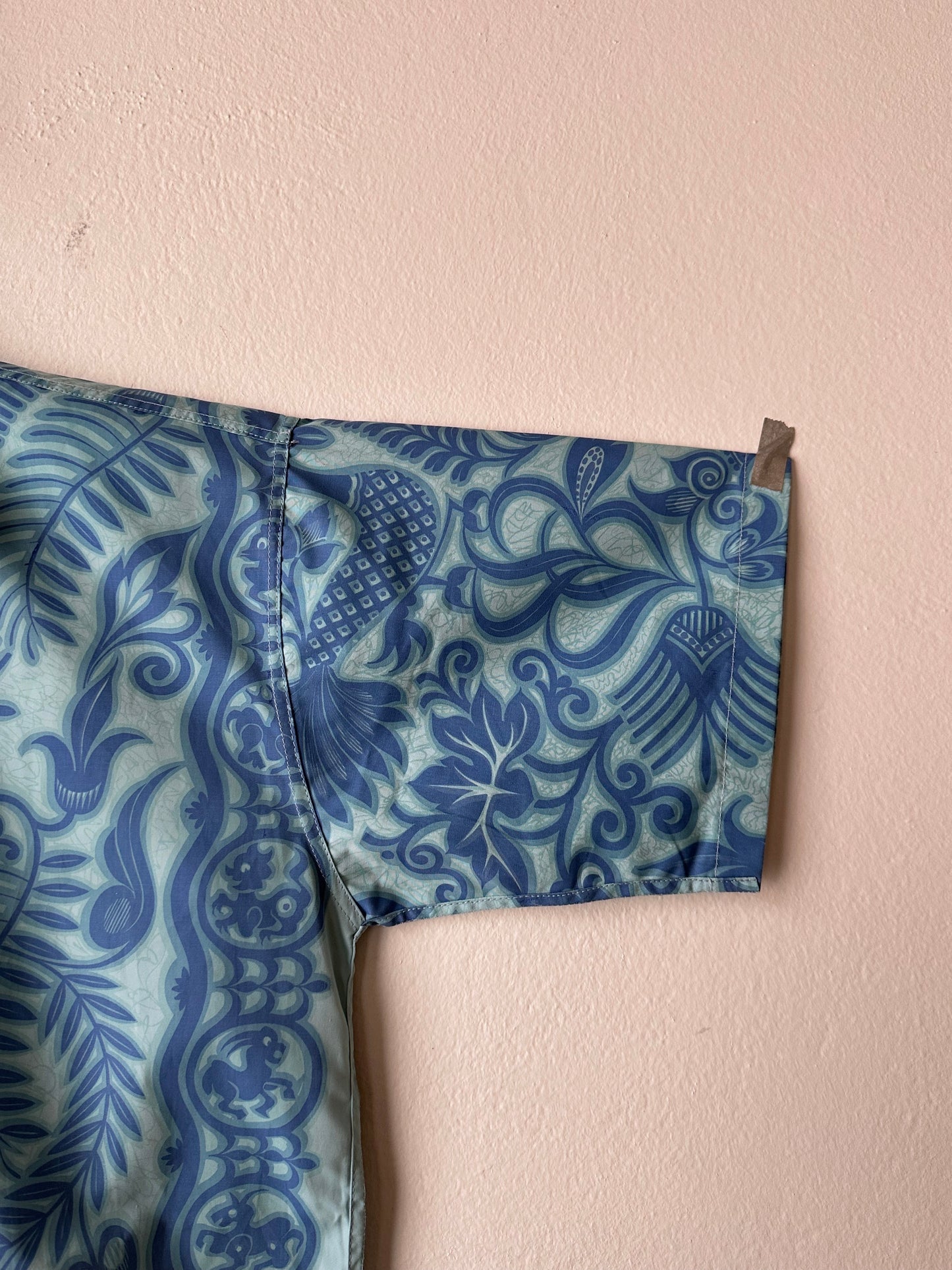 1970s Zip-Up Hawaiian Shirt