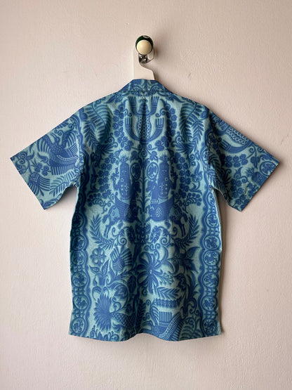 1970s Zip-Up Hawaiian Shirt