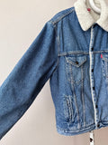 Levi's 1980s sherpa denim trucker