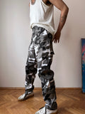 1990s US army monotone camo trousers - w22-30