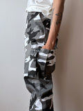 1990s US army monotone camo trousers - w22-30