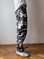 1990s US army monotone camo trousers - w22-30