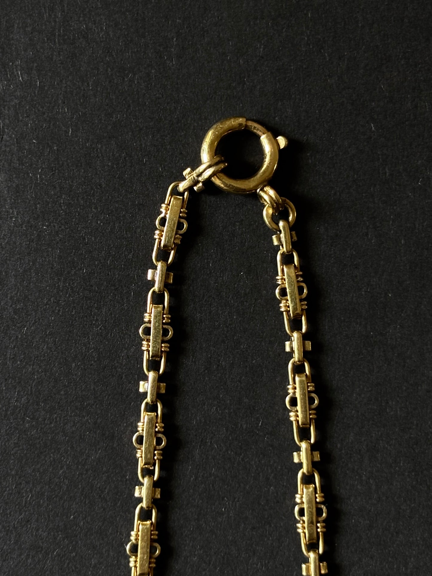 1920-30s Czechoslovakia Artdeco watch chain / choker Au585