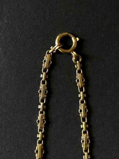 1920-30s Czechoslovakia Artdeco watch chain / choker Au585