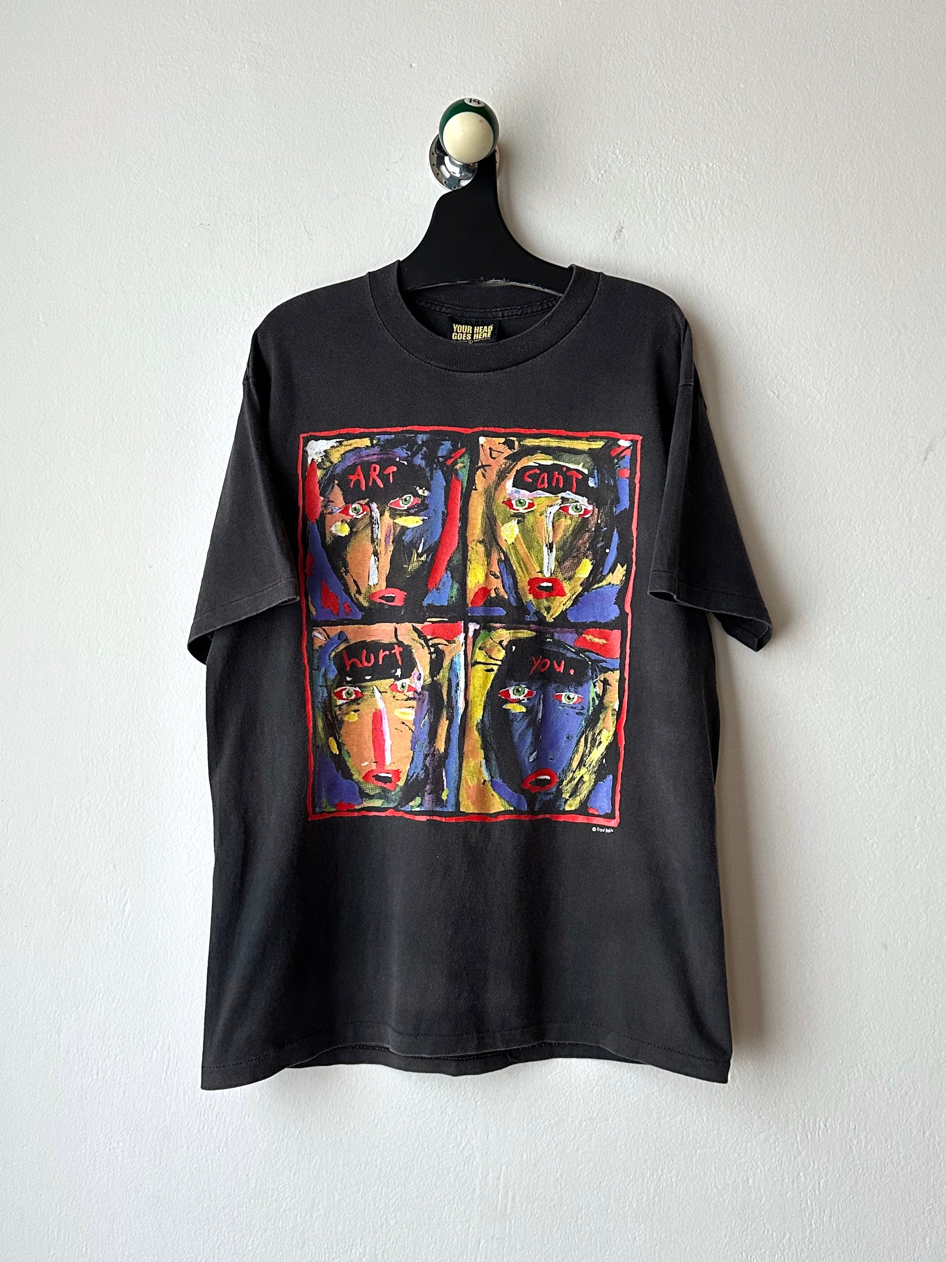 1990s Fred Babb Art T-shirt Tee Tシャツ 90年代 Vintage Tシャツ Black 黒 TOTO Praha プラハ 古着屋 古着