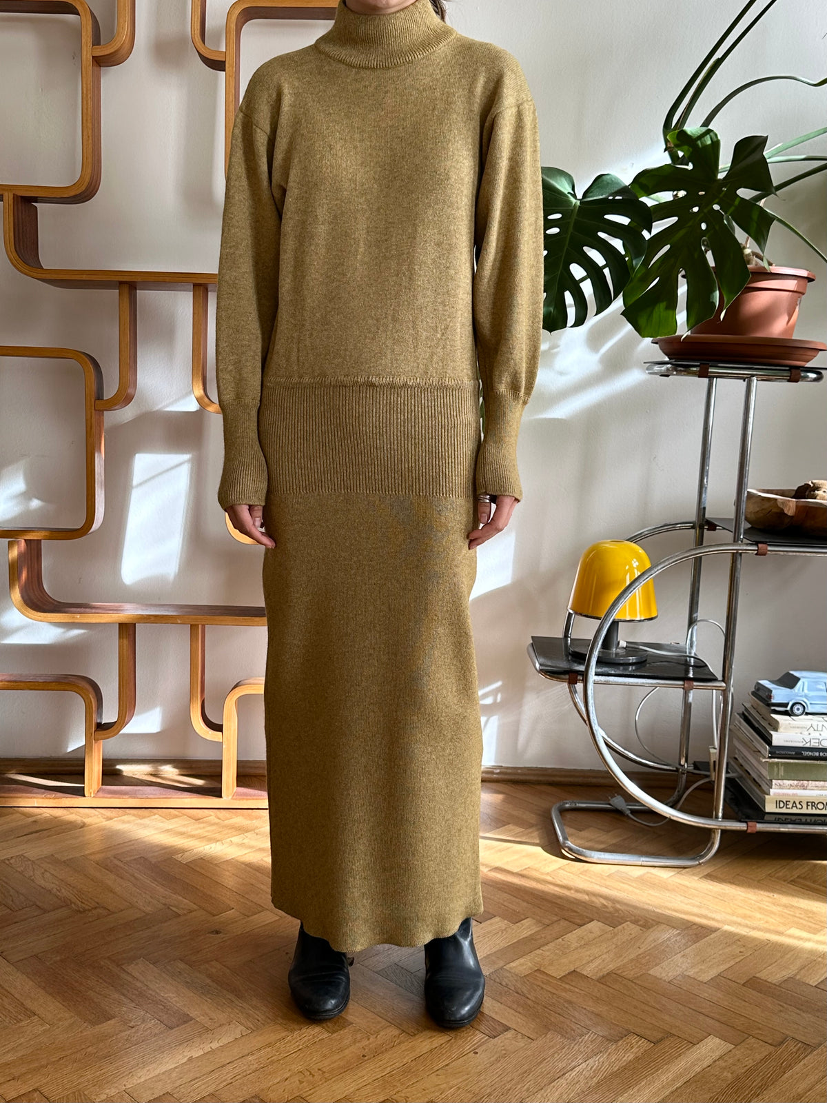 1980s JIL SANDER+ knit long dress