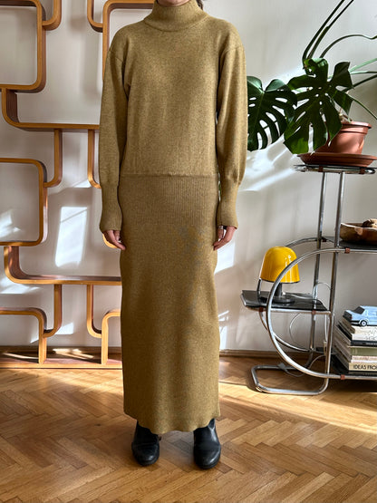 1980s JIL SANDER+ knit long dress