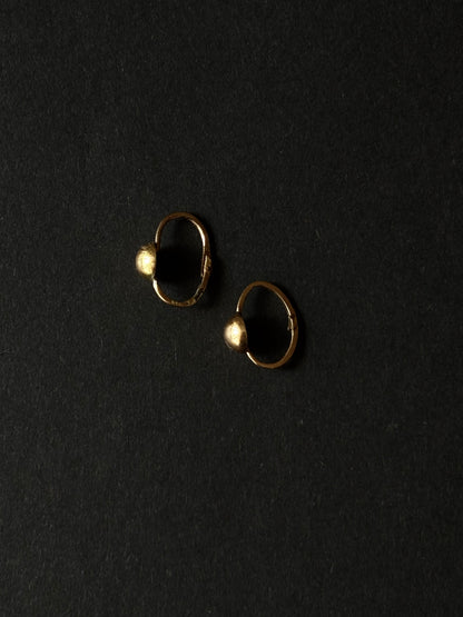 1890s Austrian Monarchy baby earrings Au580