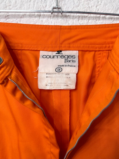 70-80s Courrèges orange sailor pants