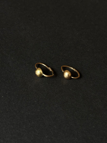 1890s Austrian Monarchy baby earrings Au580