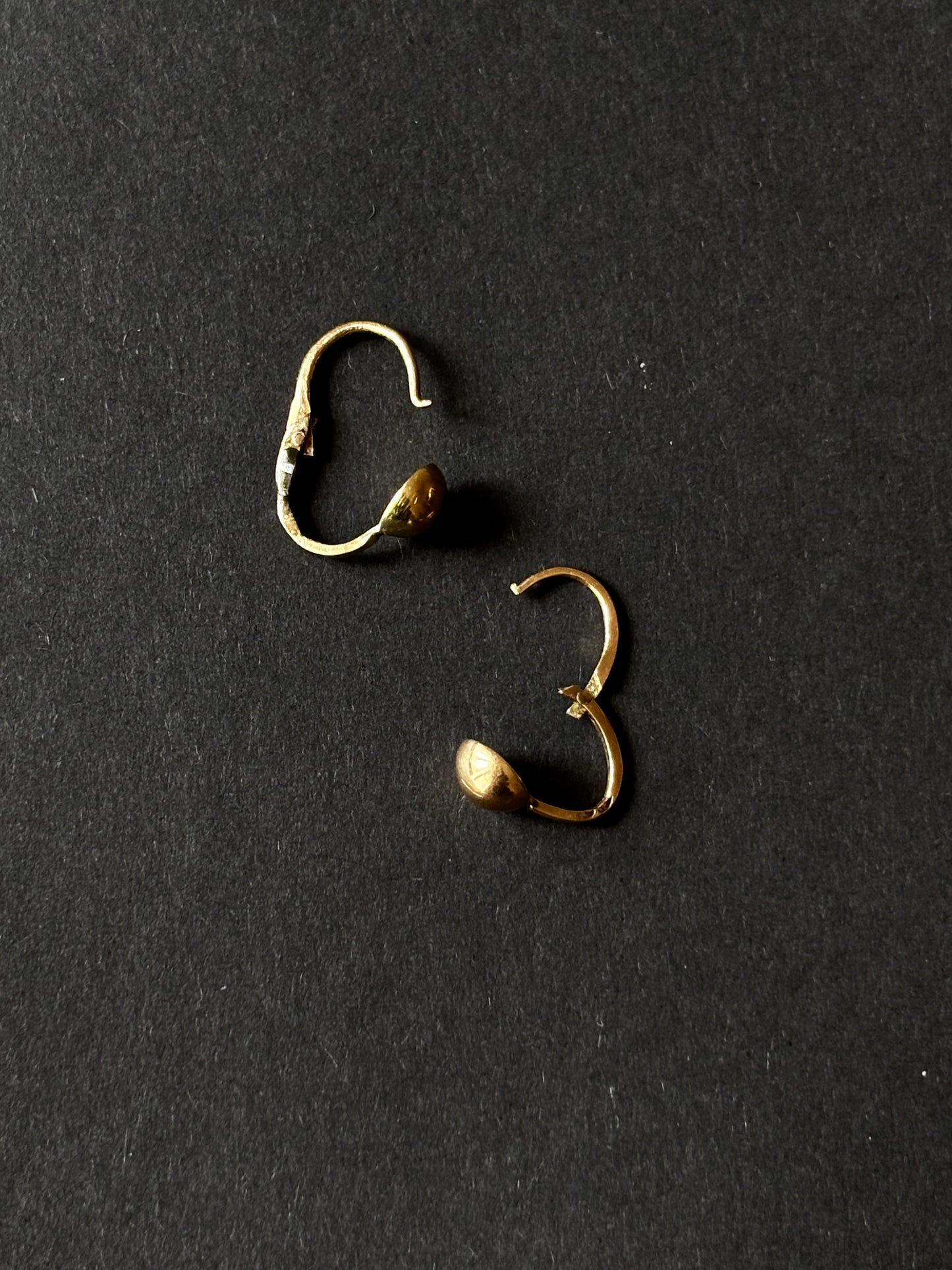 1890s Austrian Monarchy baby earrings Au580