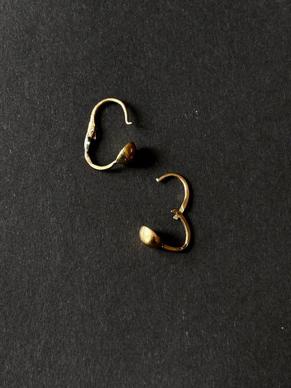 1890s Austrian Monarchy baby earrings Au580