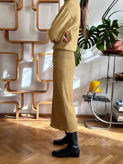 1980s JIL SANDER+ knit long dress