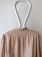 80s beautiful fabric blouse