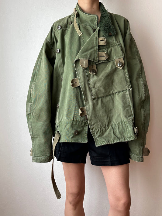60's 60年代 Swedish motorcycle jacket スウェーデン軍 モーターサイクル ジャケット タンカース  ヴィンテージ ミリタリー military プラハ 古着屋 古着 Praha Prague Vintage store ユーロ古着 ユーロミリタリー ヨーロッパ古着
