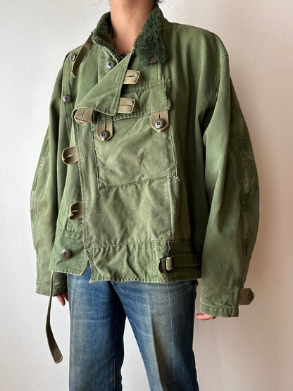 60's 60年代 Swedish motorcycle jacket スウェーデン軍 モーターサイクル ジャケット タンカース  ヴィンテージ ミリタリー military プラハ 古着屋 古着 Praha Prague Vintage store ユーロ古着 ユーロミリタリー ヨーロッパ古着