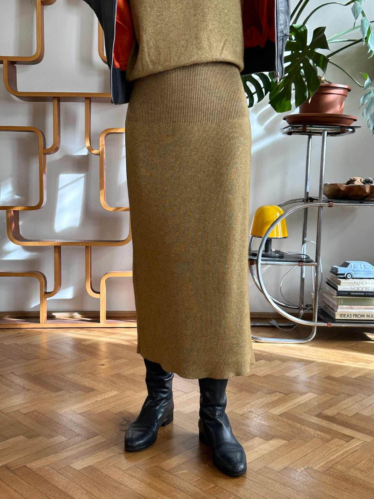 1980s JIL SANDER+ knit long dress