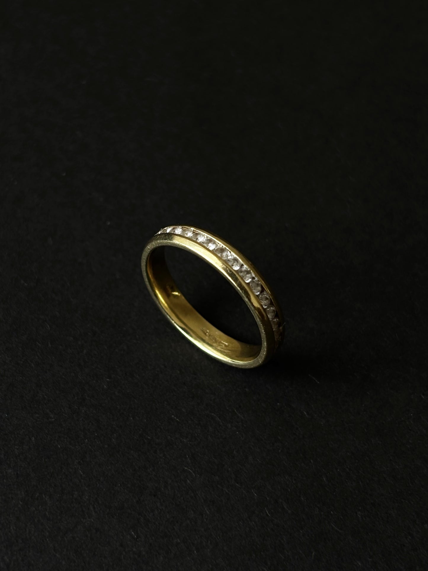 1970s eternity ring Au585/Zircon