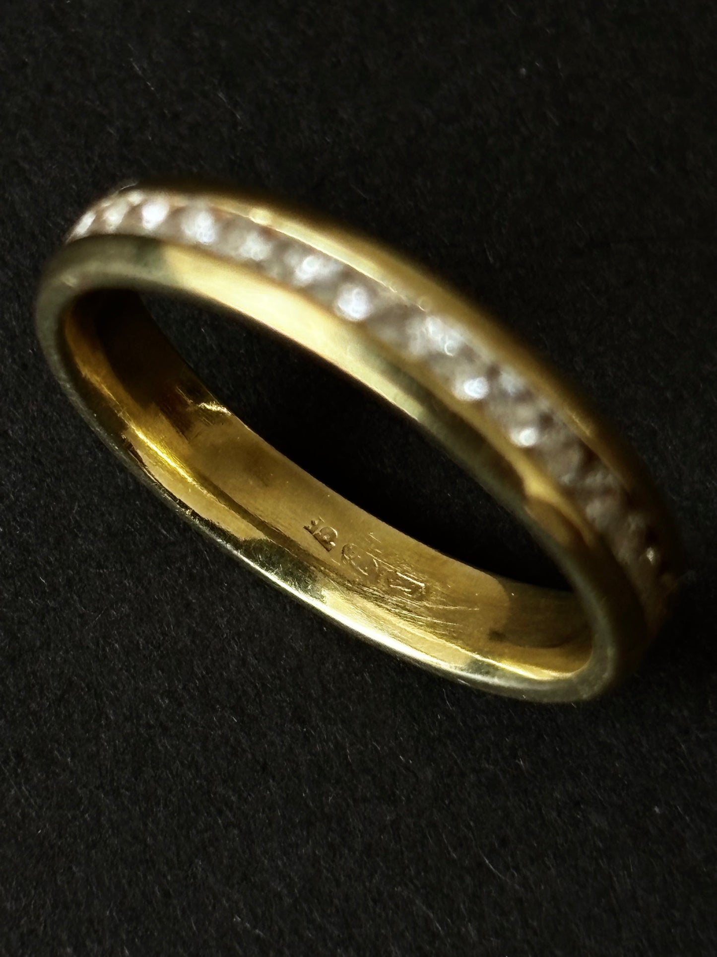 1970s eternity ring Au585/Zircon