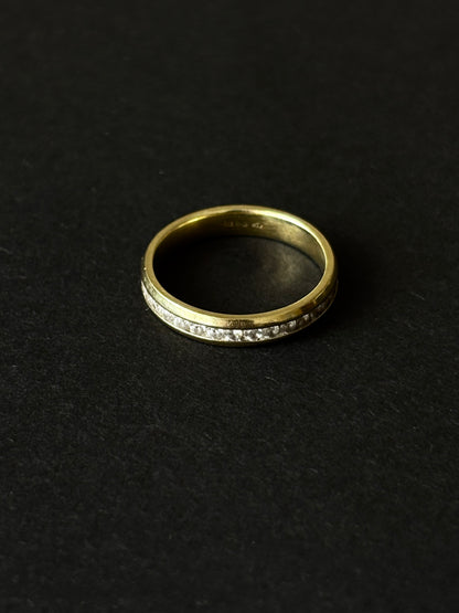 1970s eternity ring Au585/Zircon