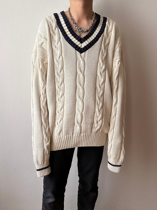 90s Tilden knit sweater