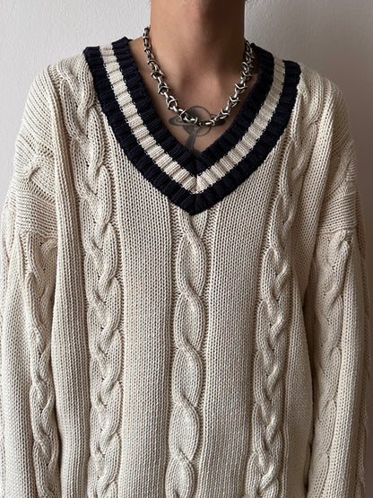 90s Tilden knit sweater