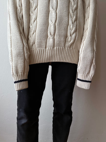 90s Tilden knit sweater