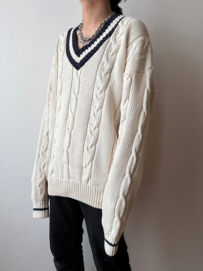 90s Tilden knit sweater