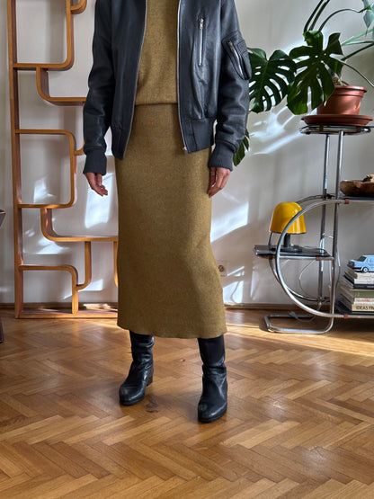 1990s German Air Force Leather Flight Jacket