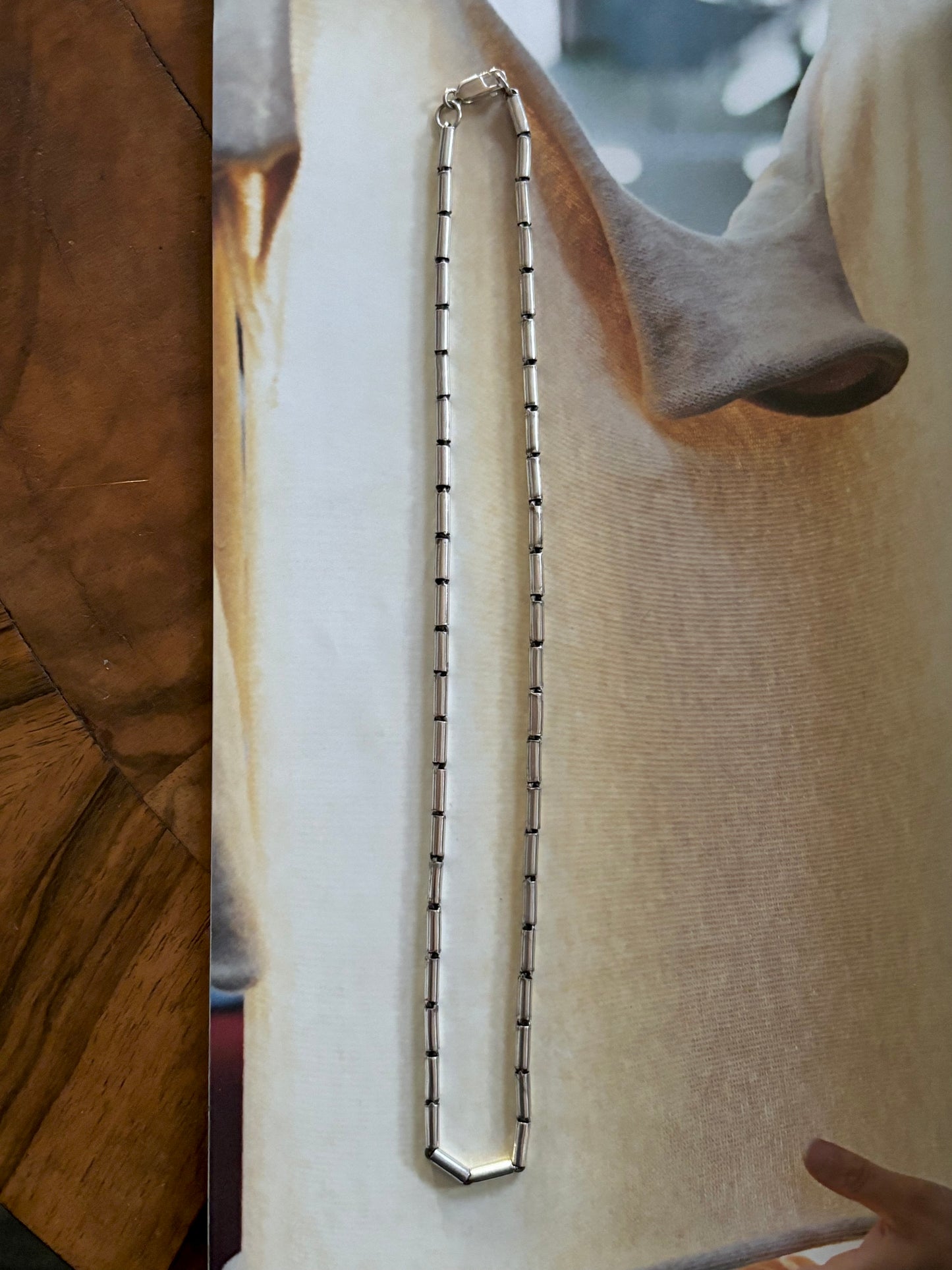 Italy 925 tube cube link