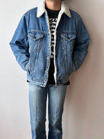 Levi's 1980s sherpa denim trucker