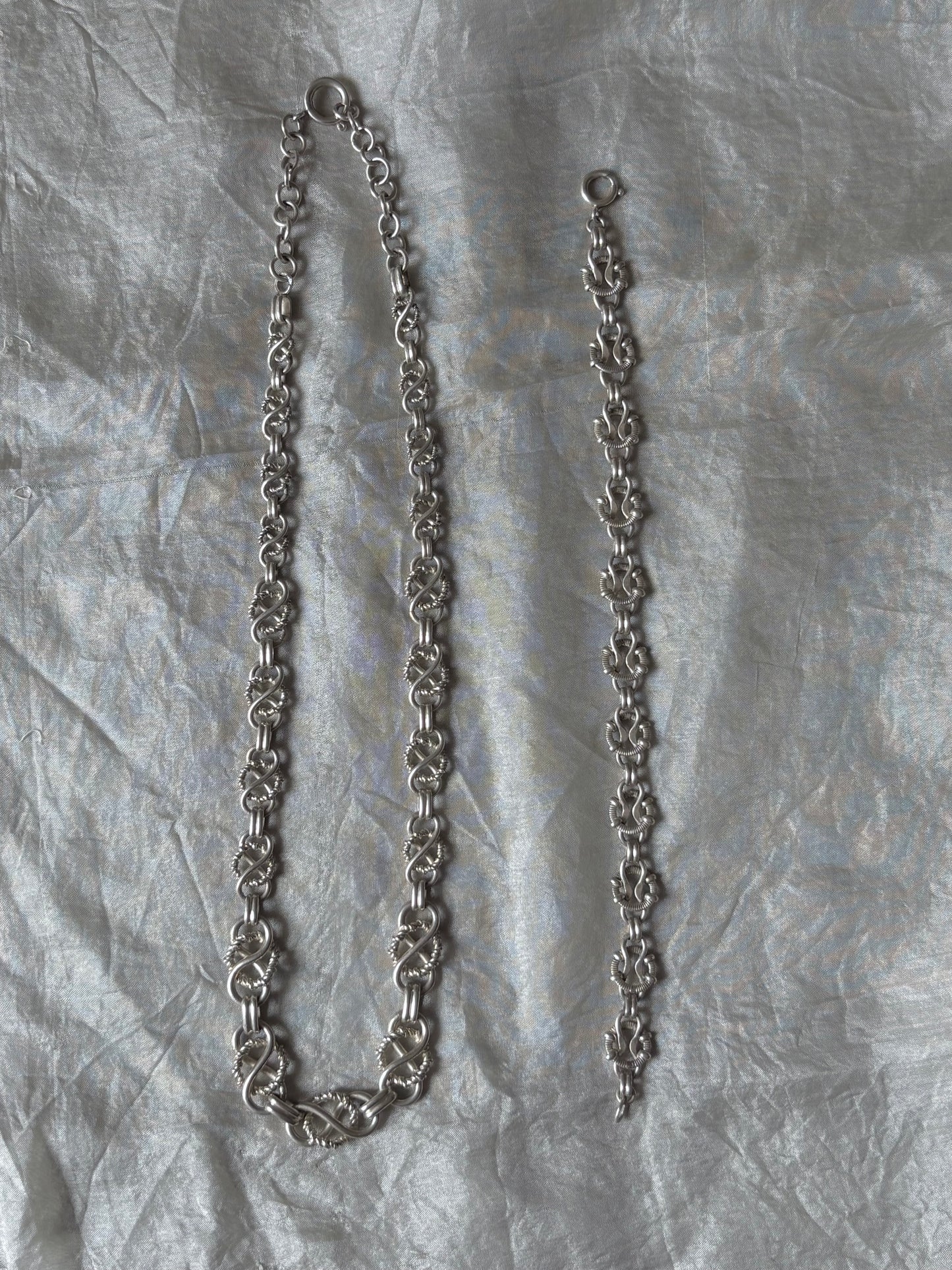 1930s Czechoslovakia chain bracelet Ag835