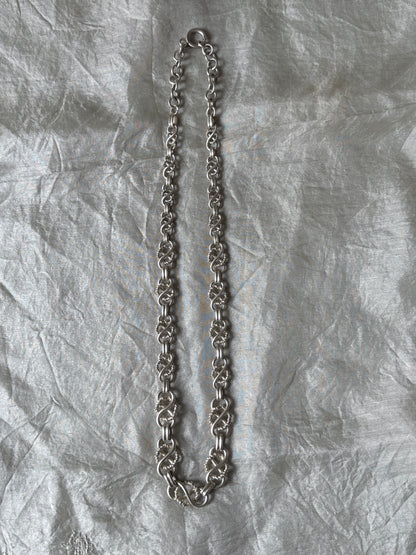1910-20s Austria monarchy chain necklace Ag900