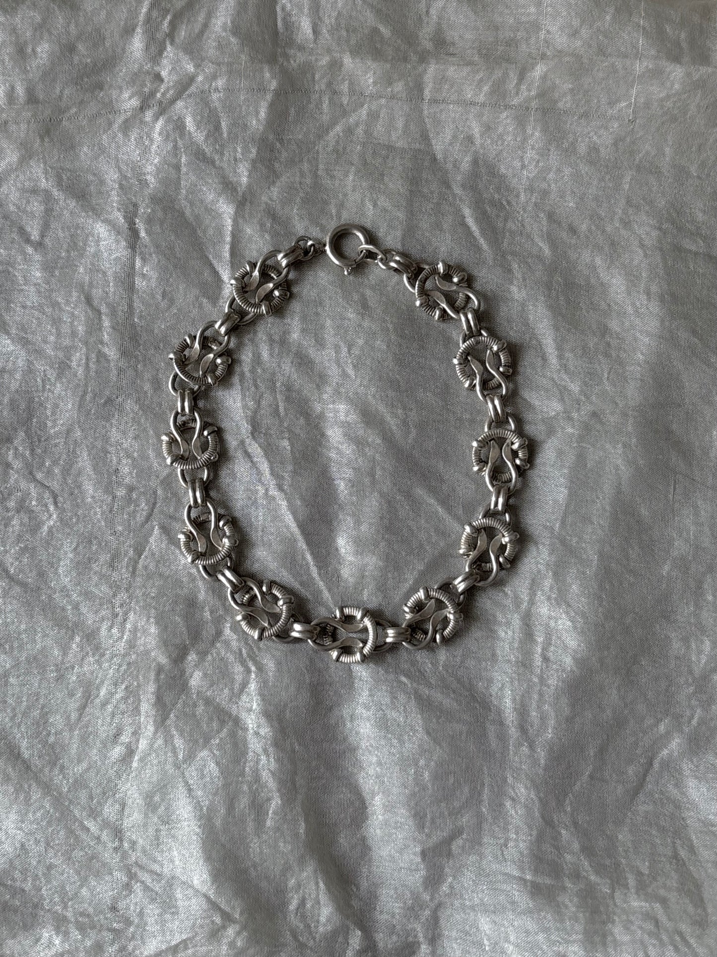 1930s Czechoslovakia chain bracelet Ag835