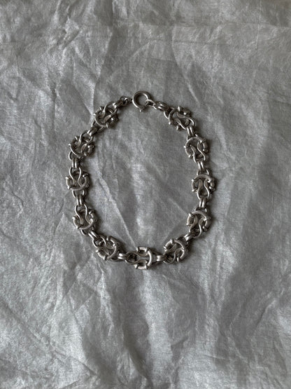 1930s Czechoslovakia chain bracelet Ag835