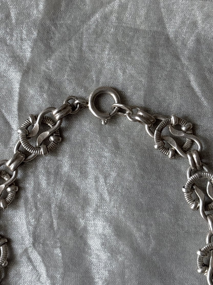 1930s Czechoslovakia chain bracelet Ag835