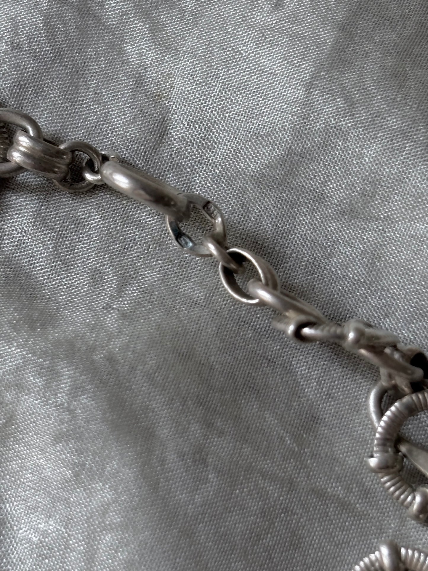 1930s Czechoslovakia chain bracelet Ag835