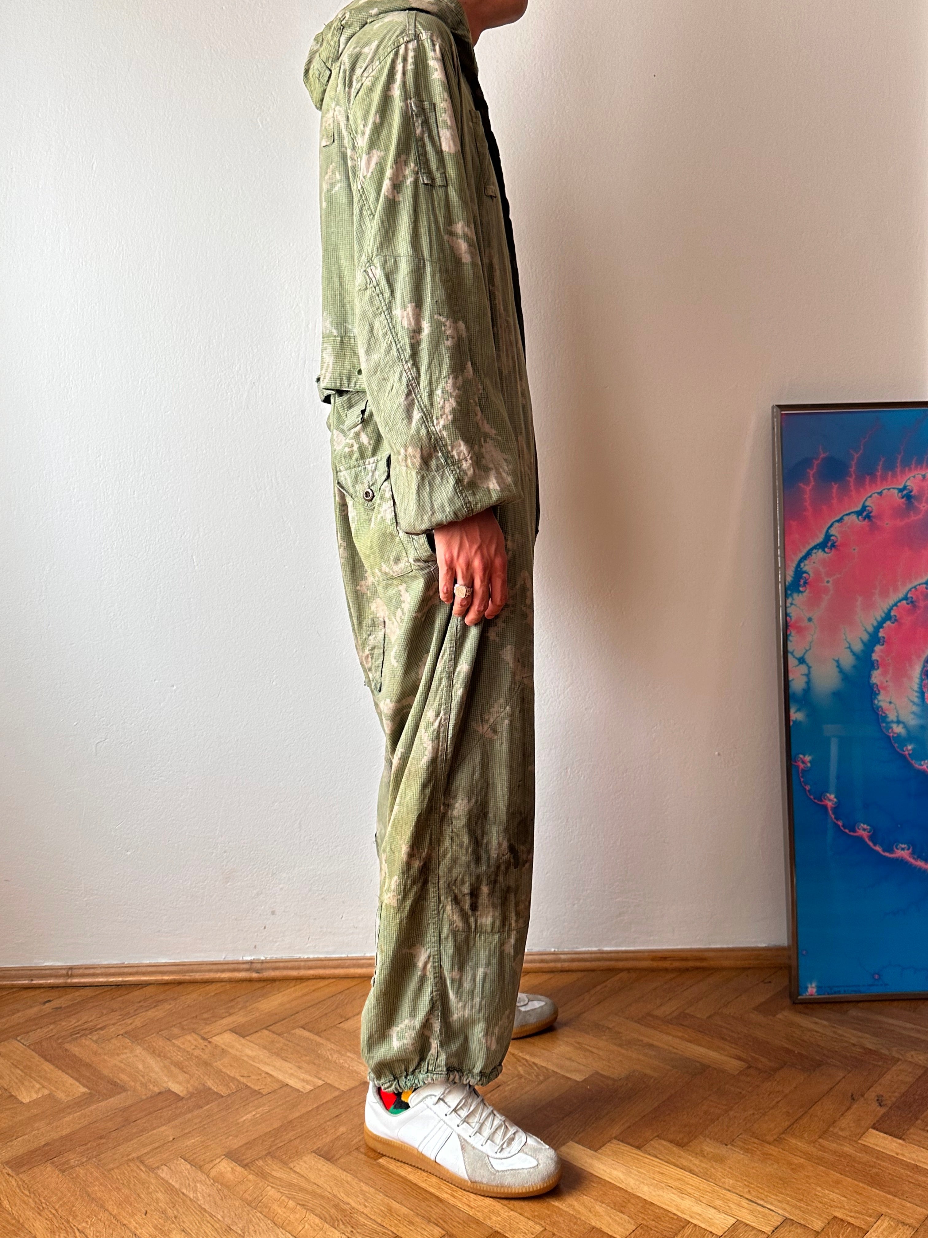 70s ロシア軍　オールインワン　モールスキン　Russian Army送料無料 70s Soviet army KLMK digital camouflage suit – TOTO