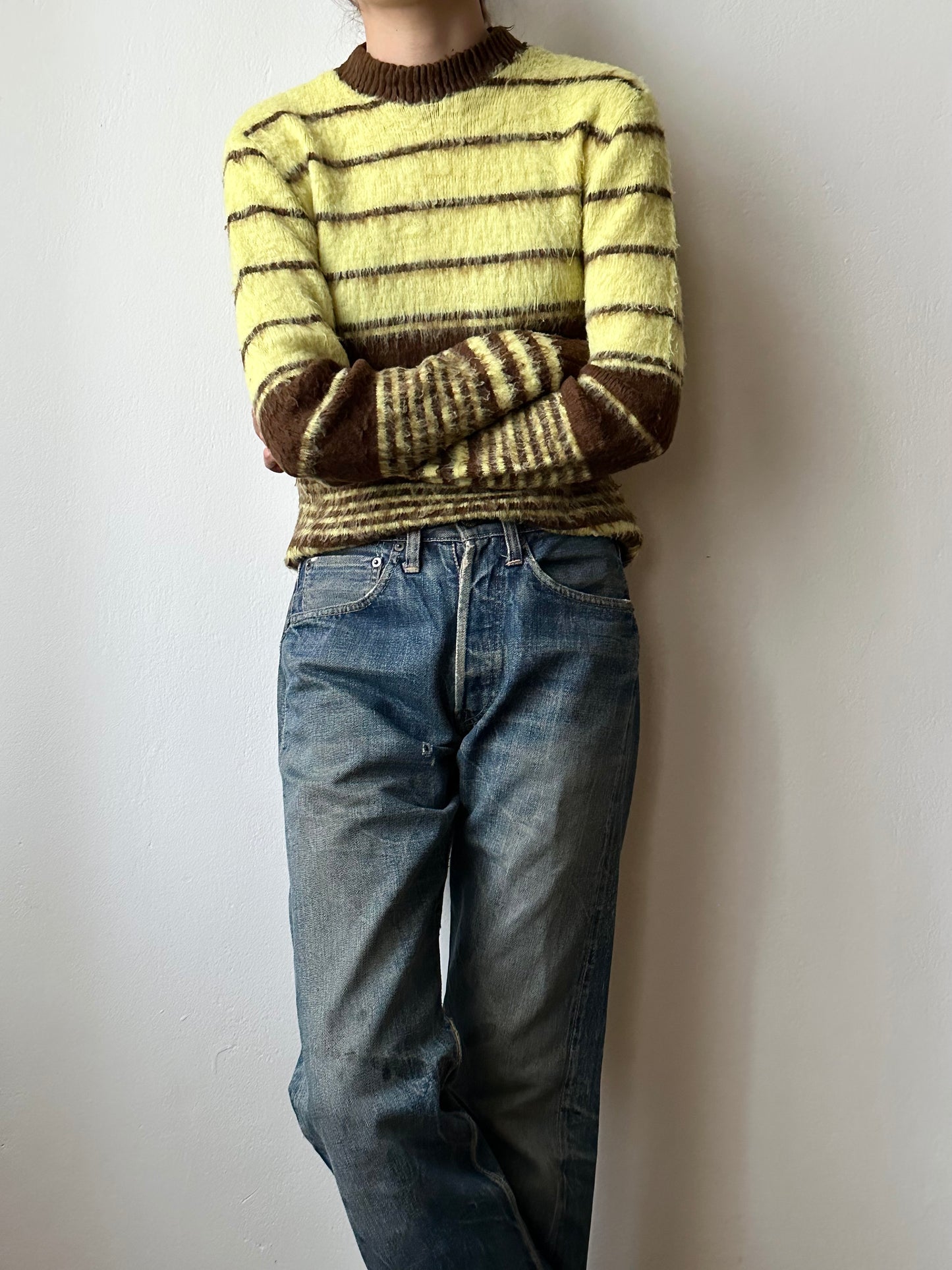 Hungarian vintage shaggy sweater